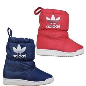 Addidas pull-on pink boots